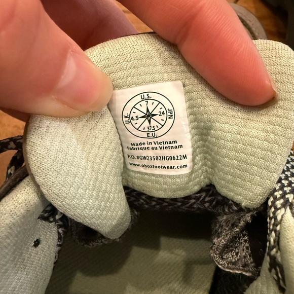 Oboz Women's Brown Athletic Shoes - Picture 5 of 5